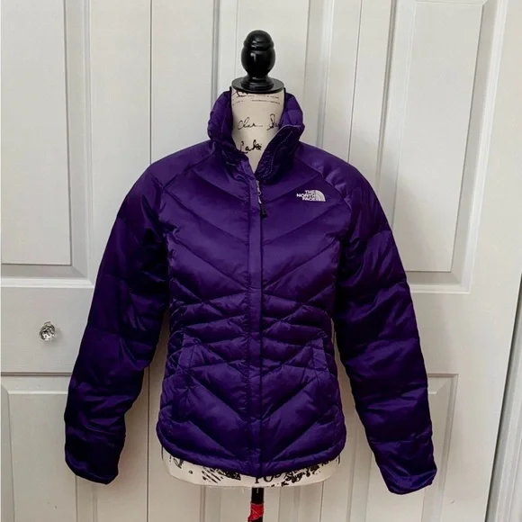 The North Face women’s puffer Aconcagua jacket 550 down purple XS - Picture 1 of 11